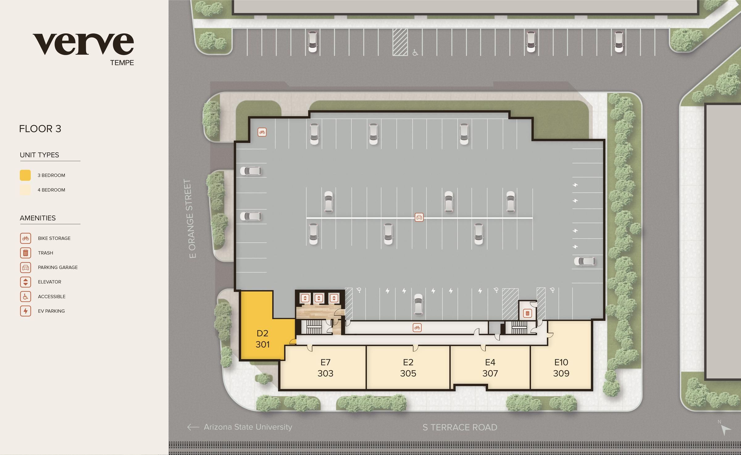 Verve Tempe sitemap level 3