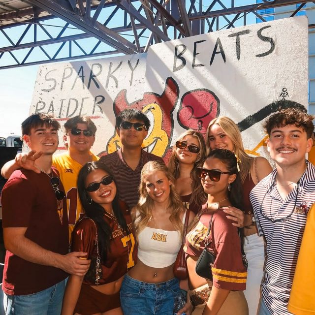VERVE Tailgate happening this Saturday (11/15) 9AM-11AM 🏈 

meet us at 715 S Forest Ave 📍 for the best damn event in Tempe! 

what’s the move? 
🔱 FREE open bar (21+) 
🔱 FREE Chick-fil-A breakfast 
🔱 ASU face painting 
🔱 DJ by @ryancbrewster 
🔱 Gameday Bag Station 
🔱 Flip cup + Cup Pong 

+ get entered to win a signed football by Cam Skattebo @sk4ttp4ck and a VERVE gameday cooler 🤝