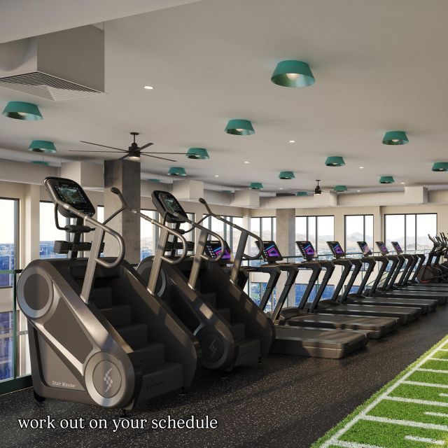 less waiting, more doing 💪

our 24-hour fitness center means you can work out on your schedule, not everyone else’s