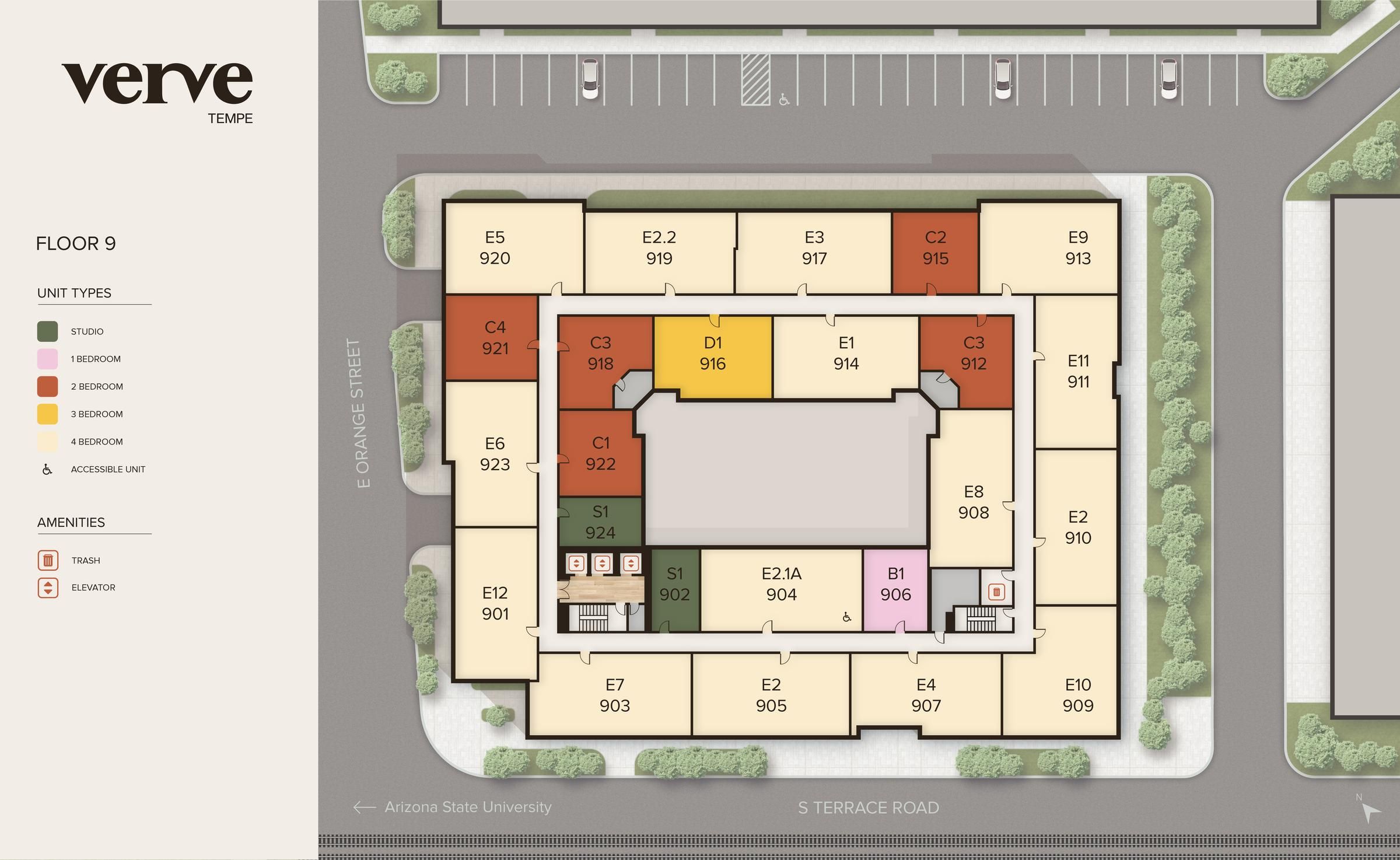 Verve Tempe sitemap level 9