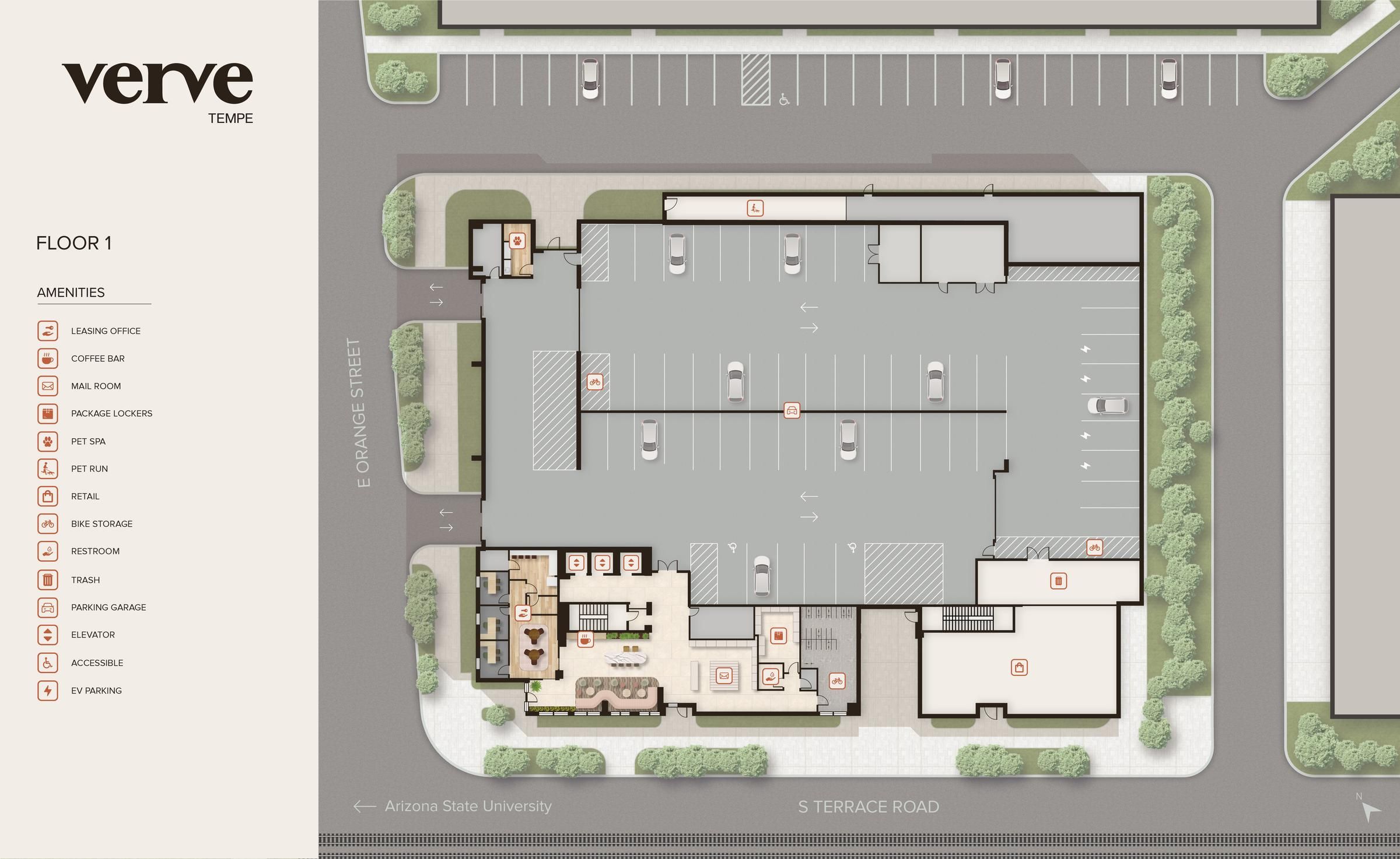 Verve Tempe sitemap level 1