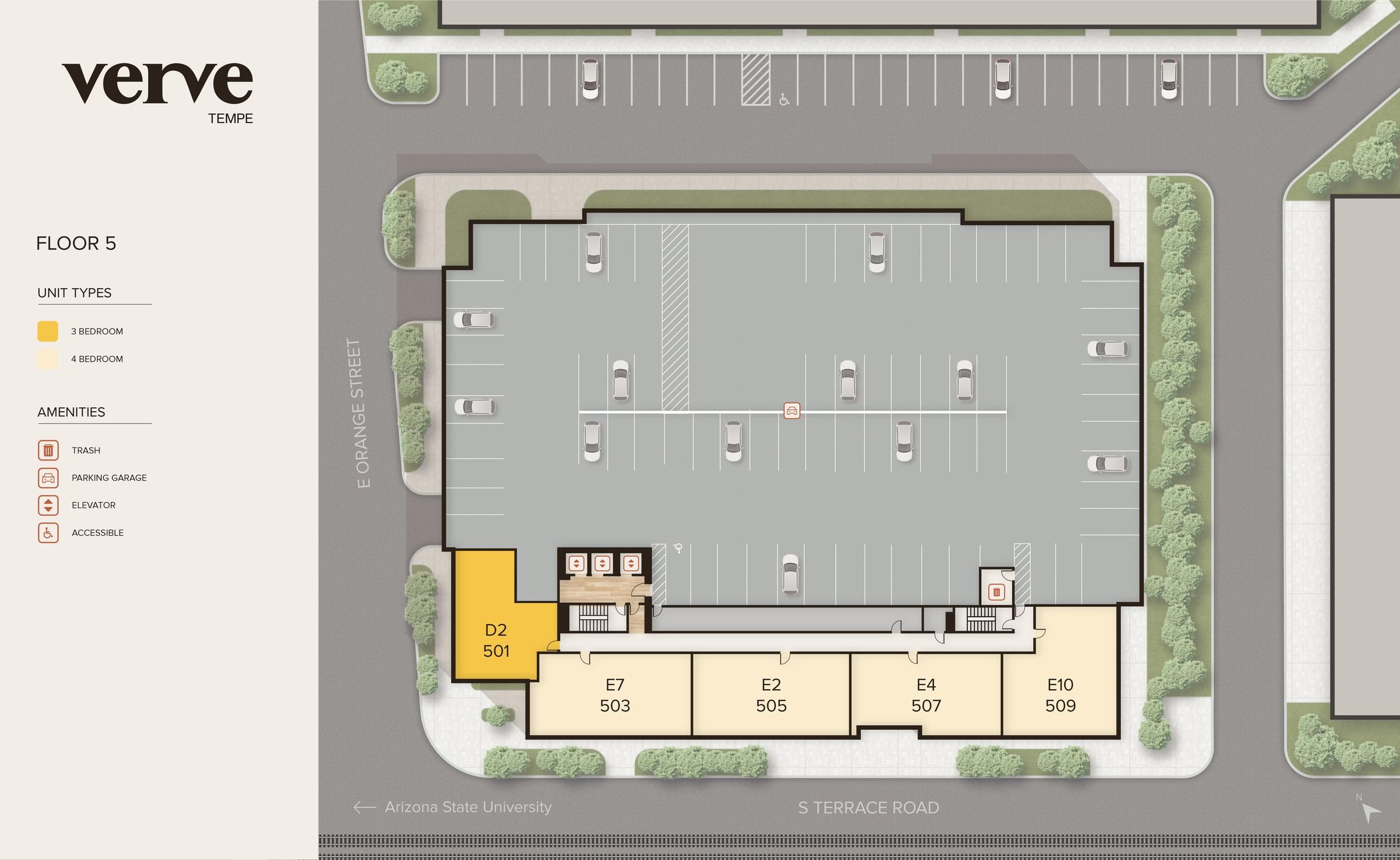 Verve Tempe sitemap level 5