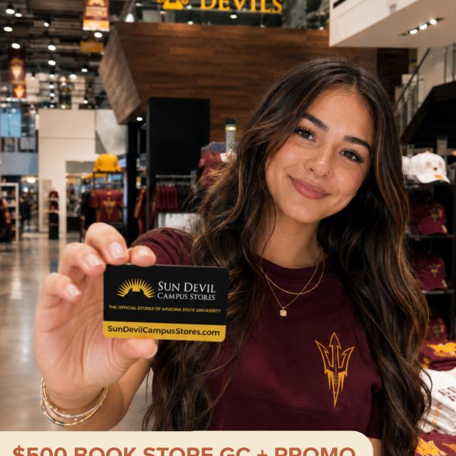 textbooks aren’t cheap…so this semester, your books are on us 

we’re teaming up with Sun Devil Campus Stores to let one of you walk away w/ a $500 campus store gift card + VERVE merch bundle 🙌

here’s how to enter:
⭐ like this post 
⭐️ tag your friends: one entry per tag (no limit)
⭐ follow us @verve.tempe

100 extra entries when you sign a lease 😏

the more entries you earn, the better your chances 

giveaway closes July 31st, good luck!