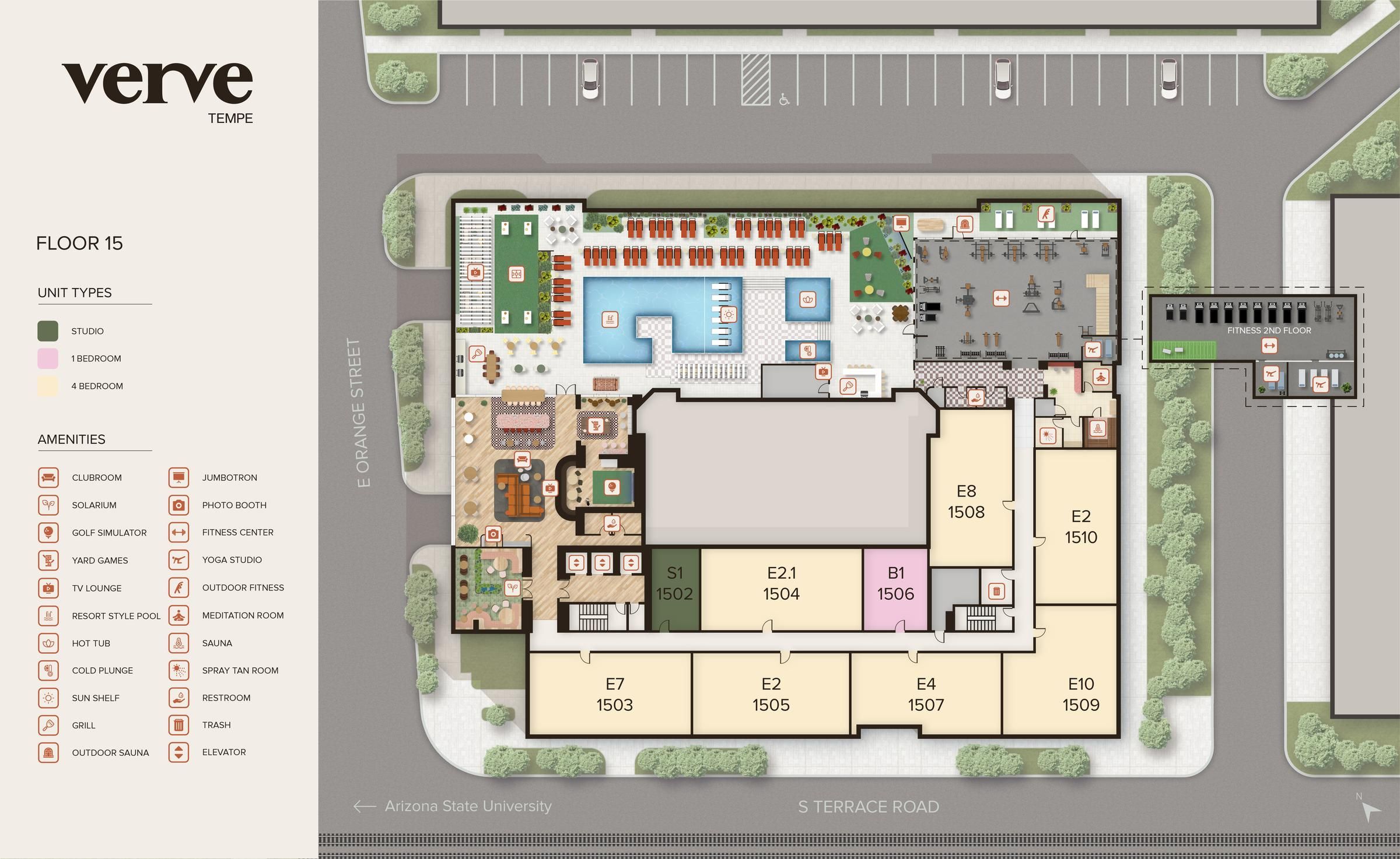 Verve Tempe sitemap level 15